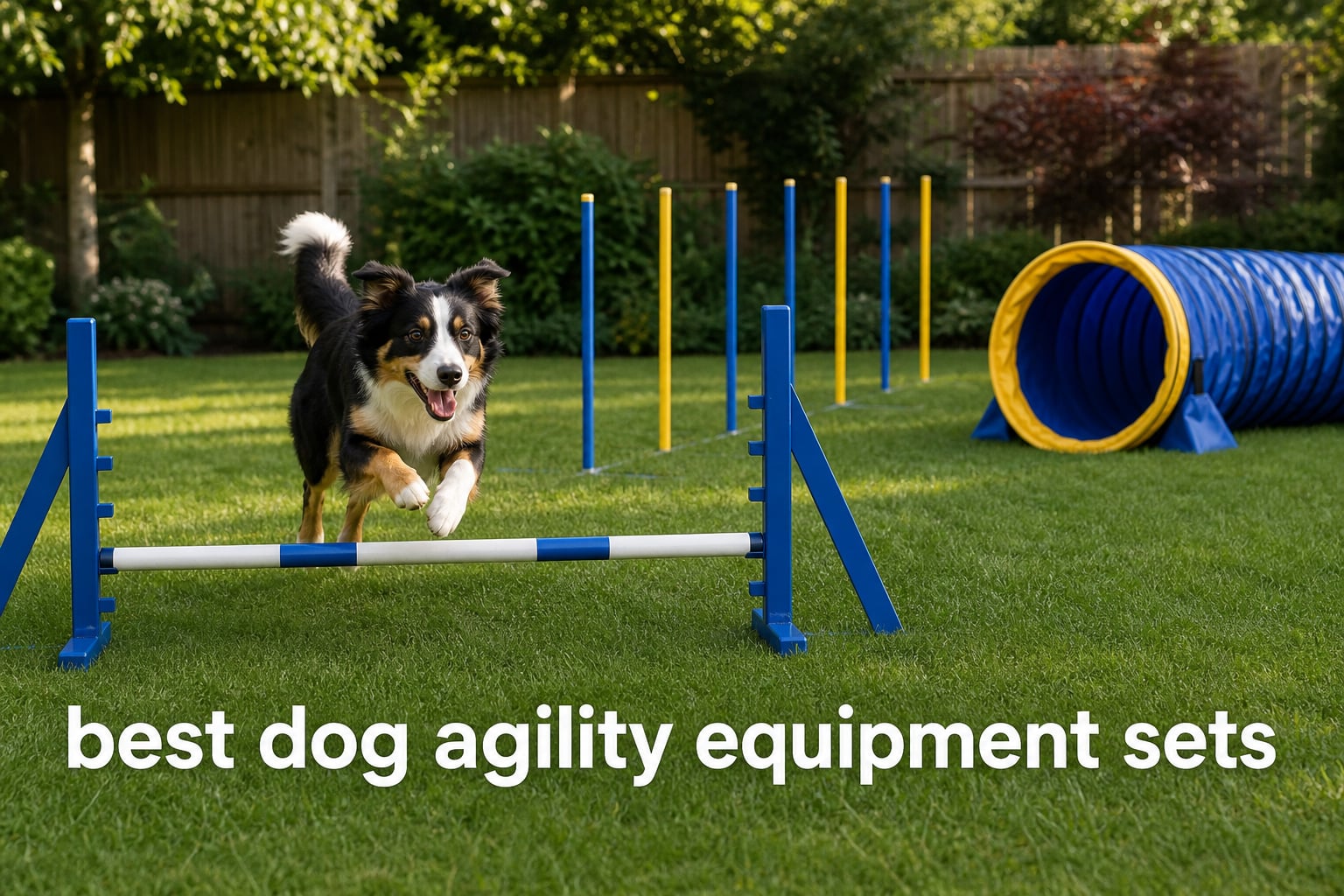 best dog agility equipment sets