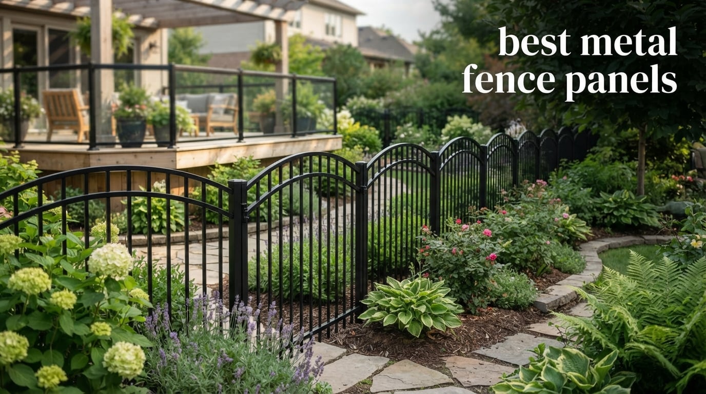 best metal fence panels