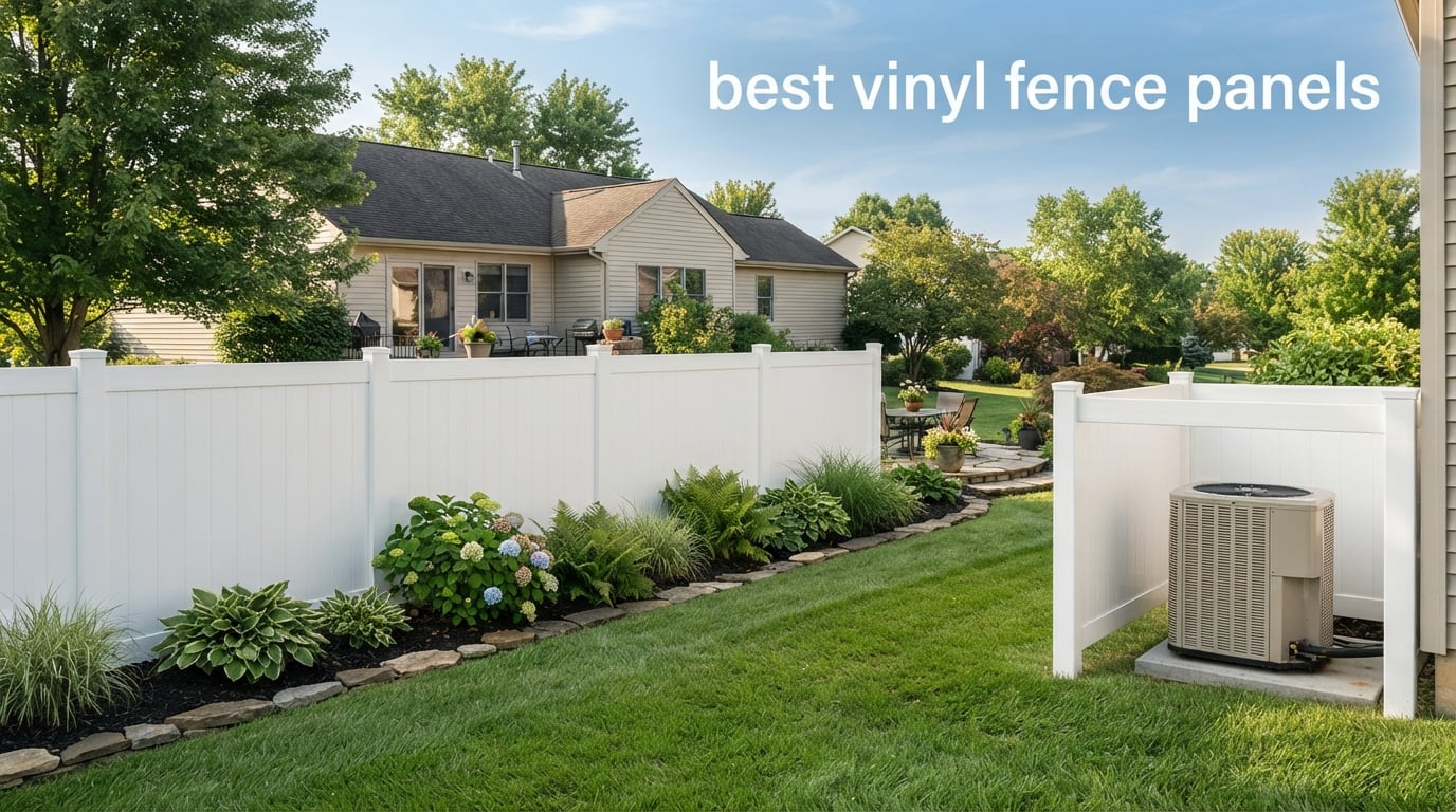 best vinyl fence panels