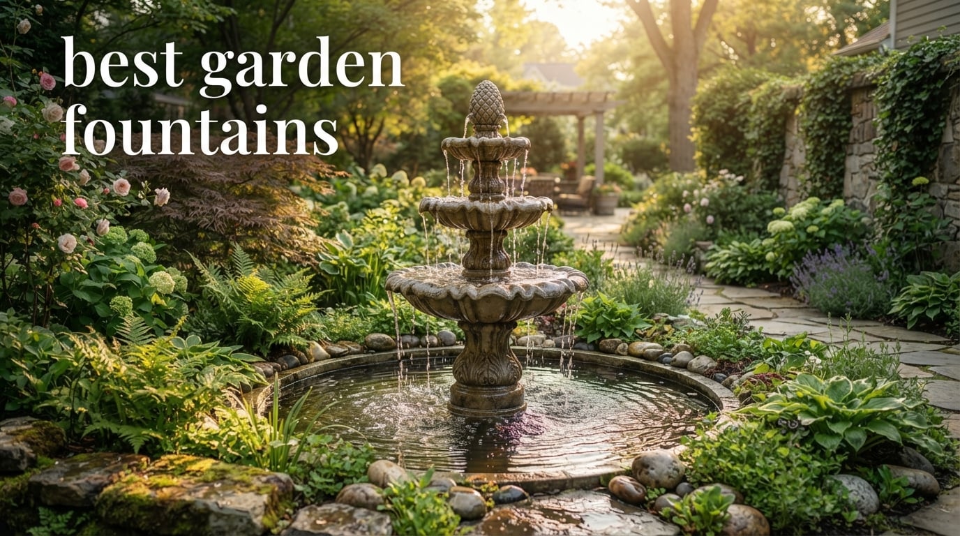 best garden fountains