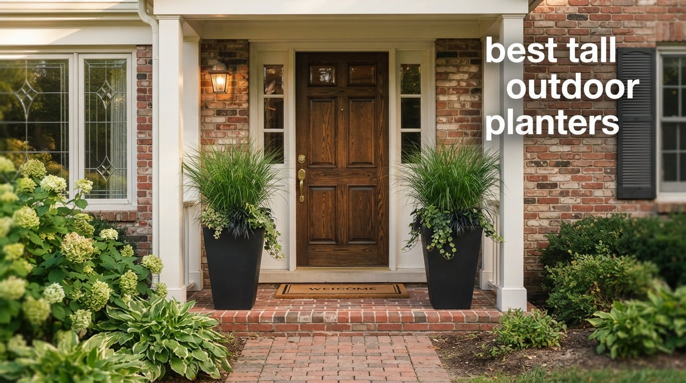 best tall outdoor planters