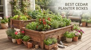 best cedar planter boxes