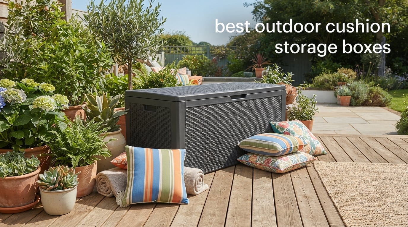 best outdoor cushion storage boxes