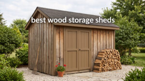 best wood storage sheds