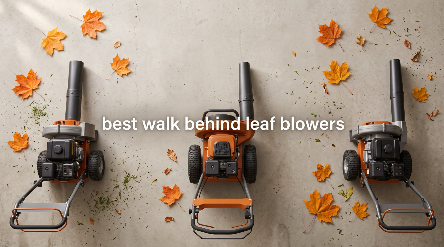 best walk behind leaf blowers