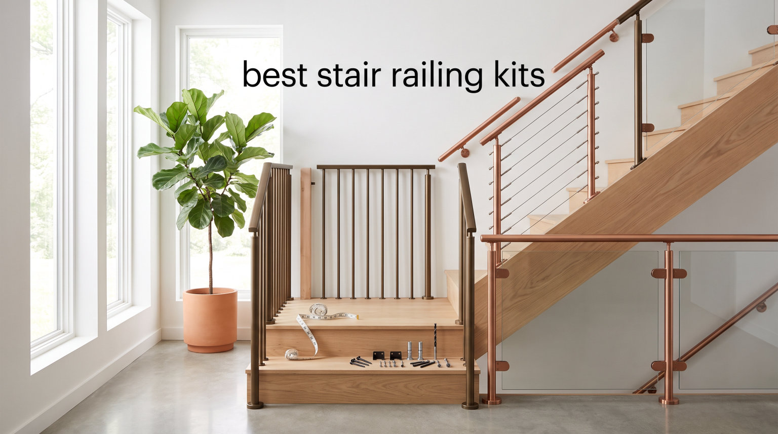 best stair railing kits