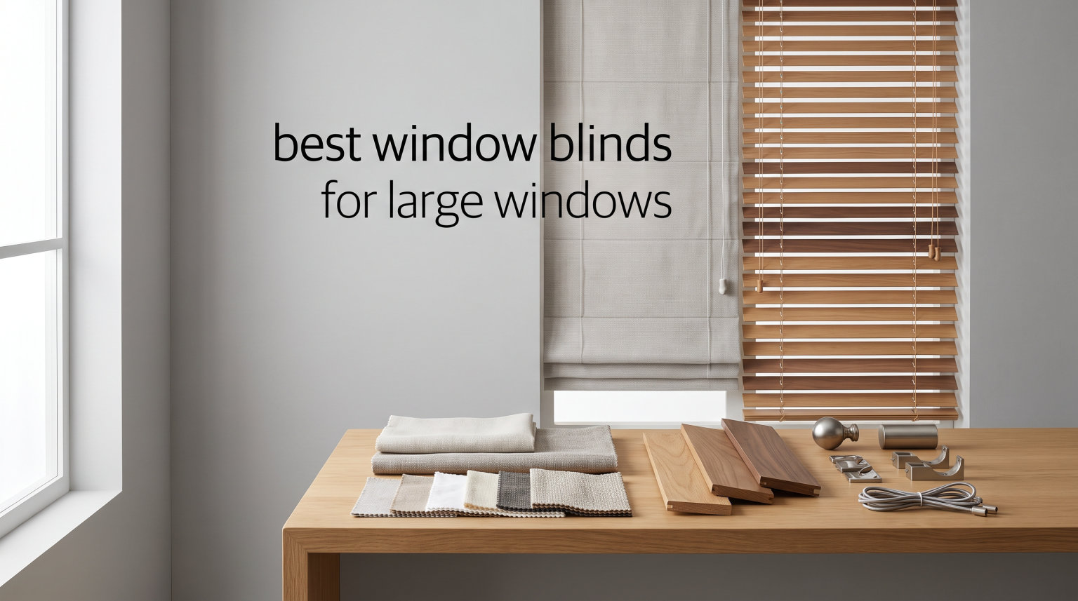 best window blinds for large windows