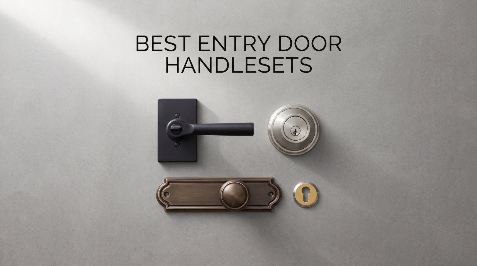 best entry door handlesets