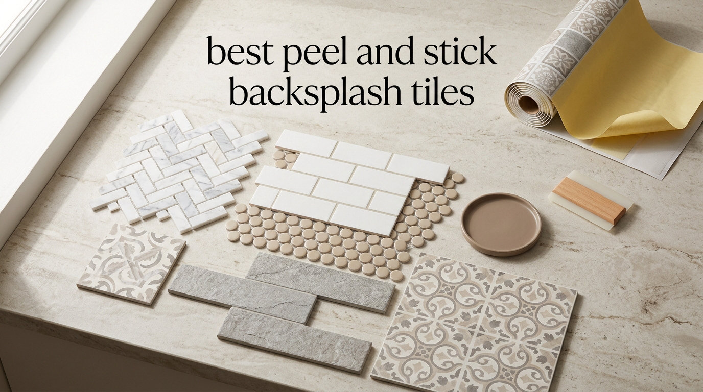 best peel and stick backsplash tiles