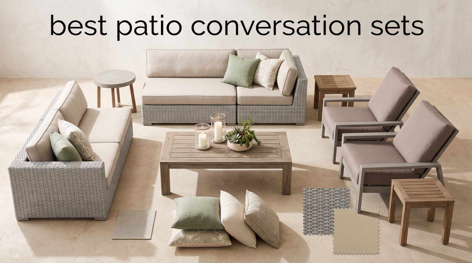 best patio conversation sets