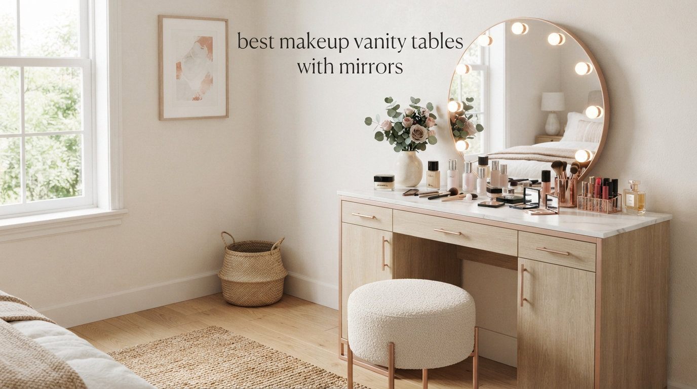best makeup vanity tables with mirrors