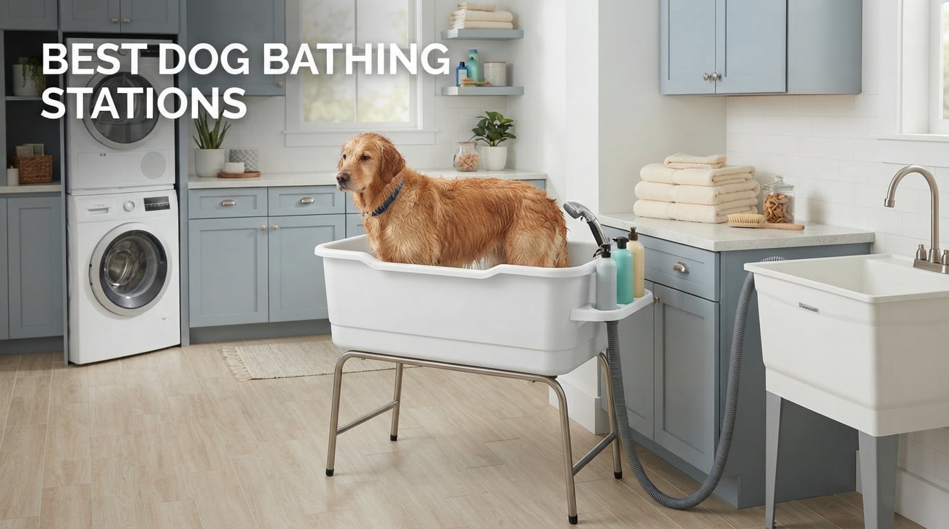 best dog bathing stations