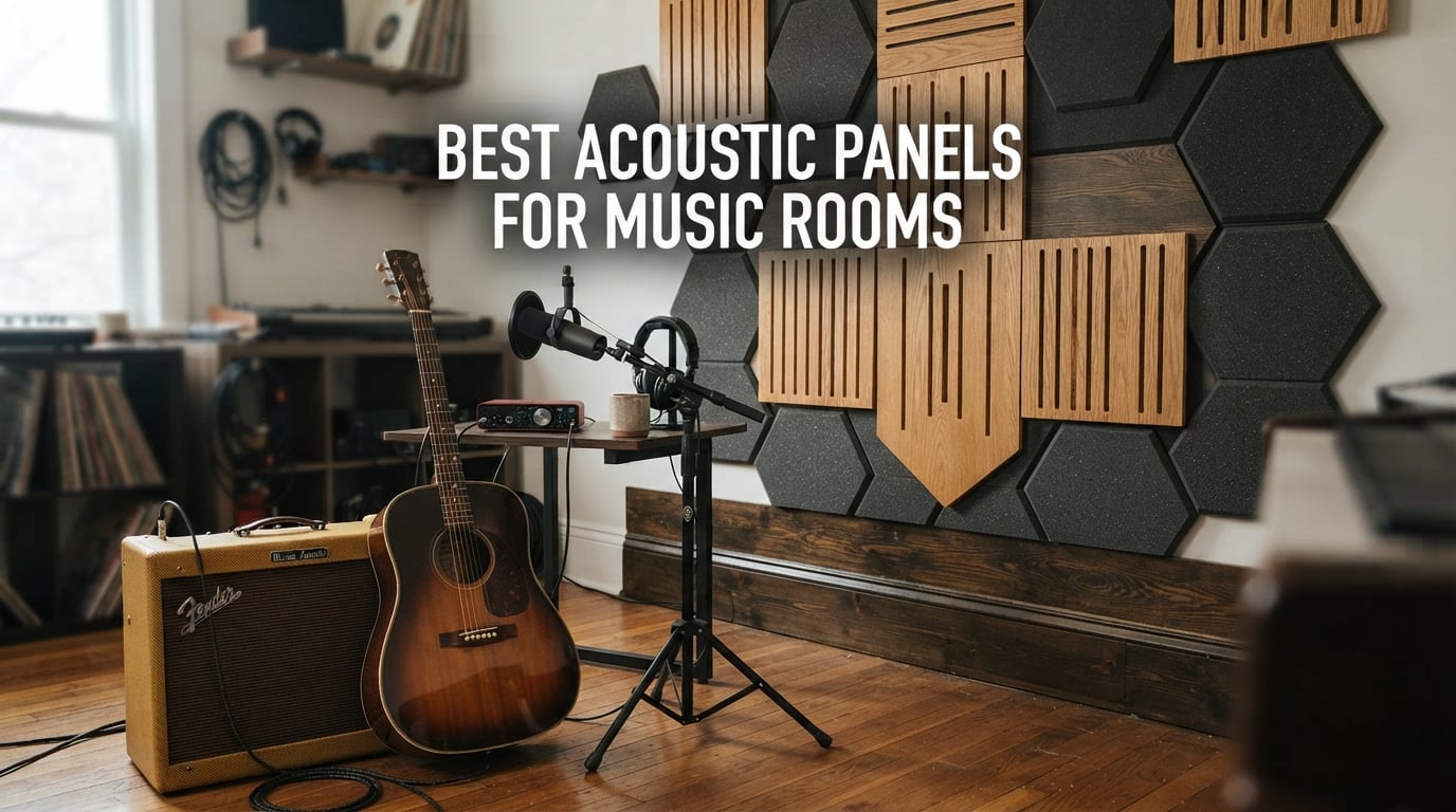 best acoustic panels for music rooms