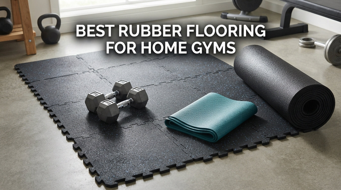 best rubber flooring for home gyms