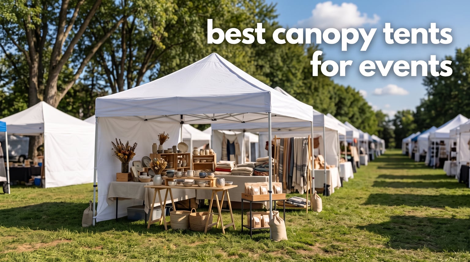 best canopy tents for events