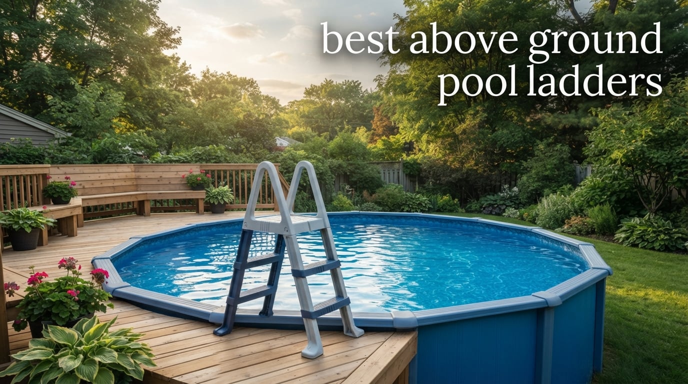 best above ground pool ladders