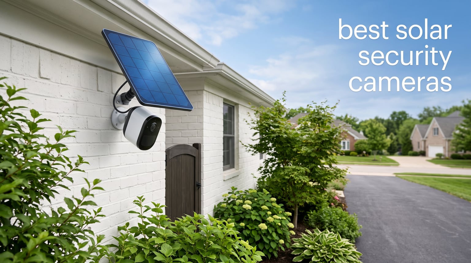 best solar security cameras