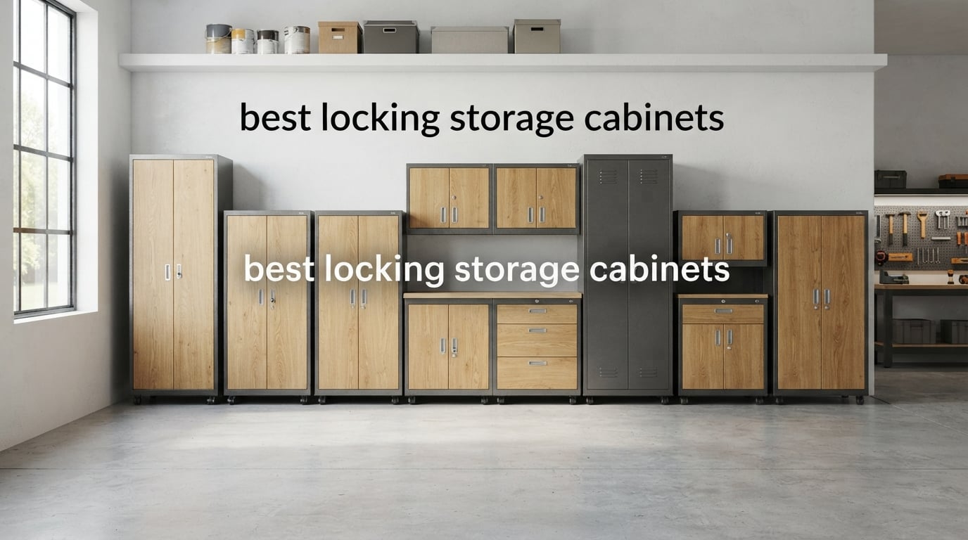 best locking storage cabinets