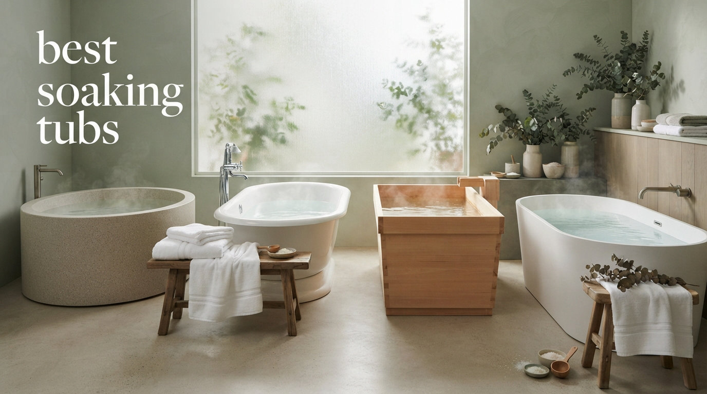 best soaking tubs