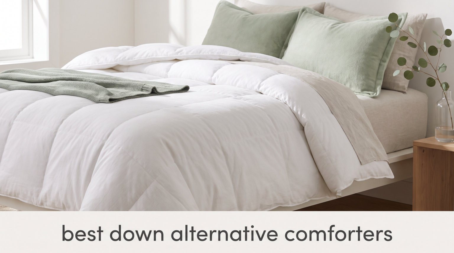 best down alternative comforters