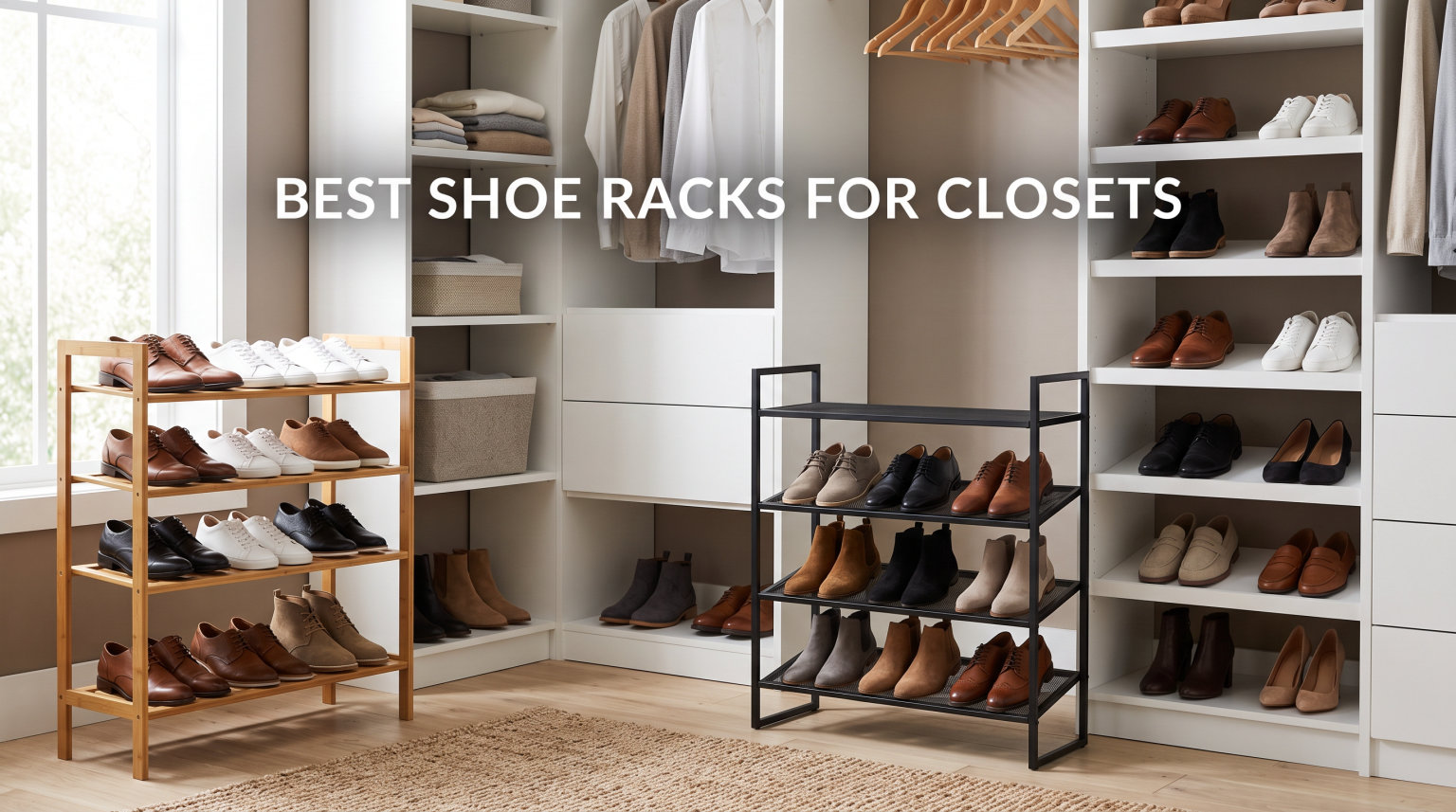 best shoe racks for closets
