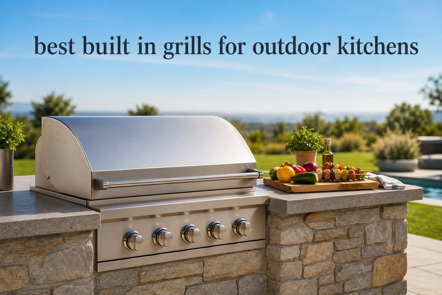 best built in grills for outdoor kitchens