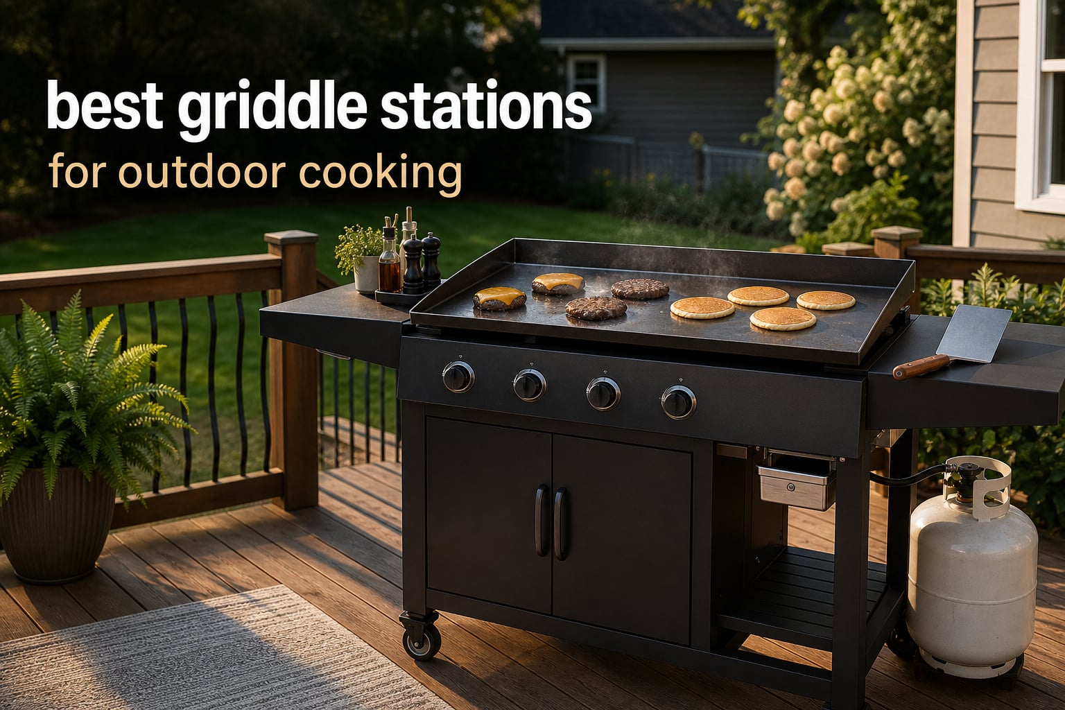 best griddle stations for outdoor cooking