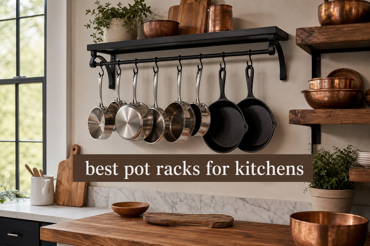 best pot racks for kitchens