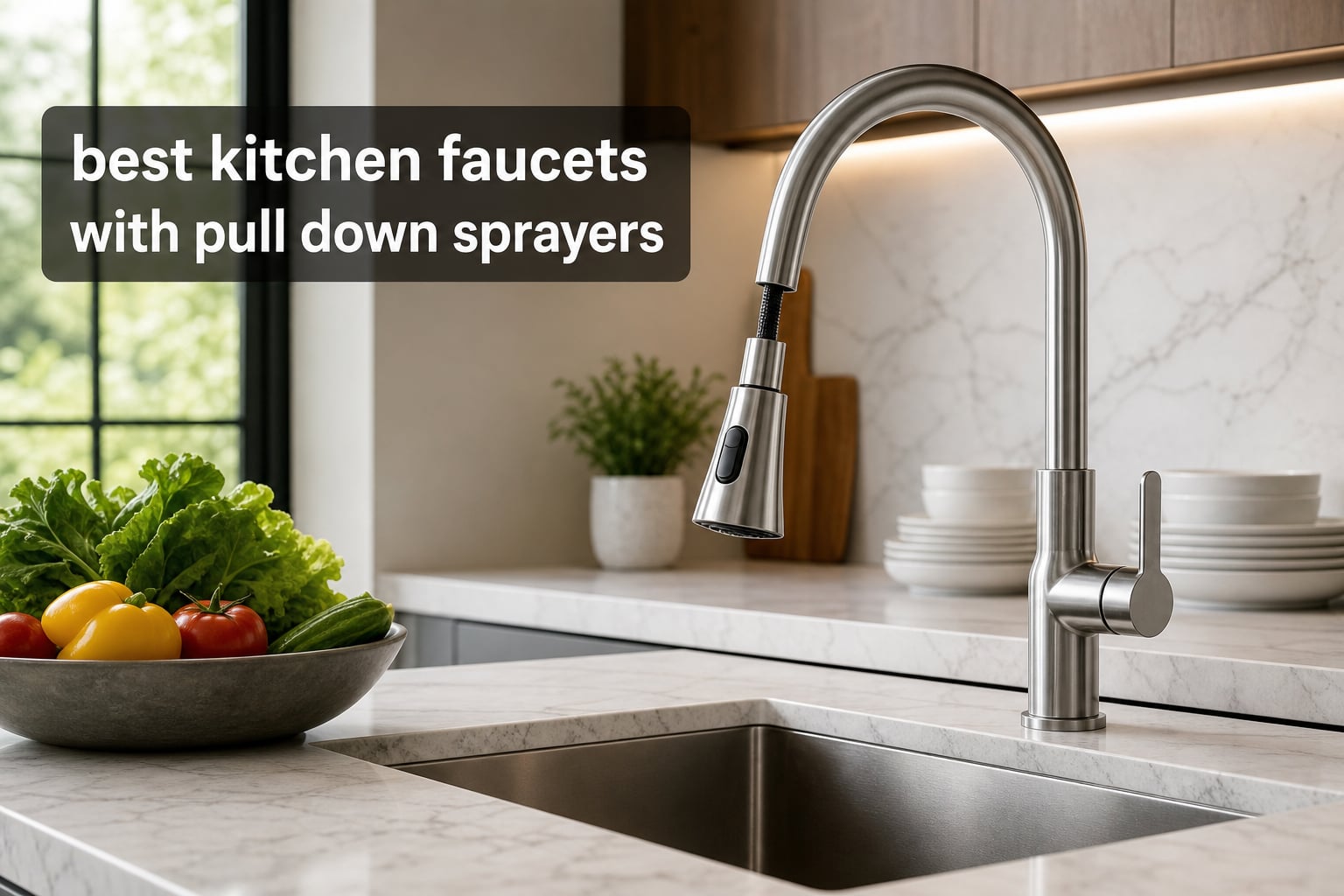 best kitchen faucets with pull down sprayers