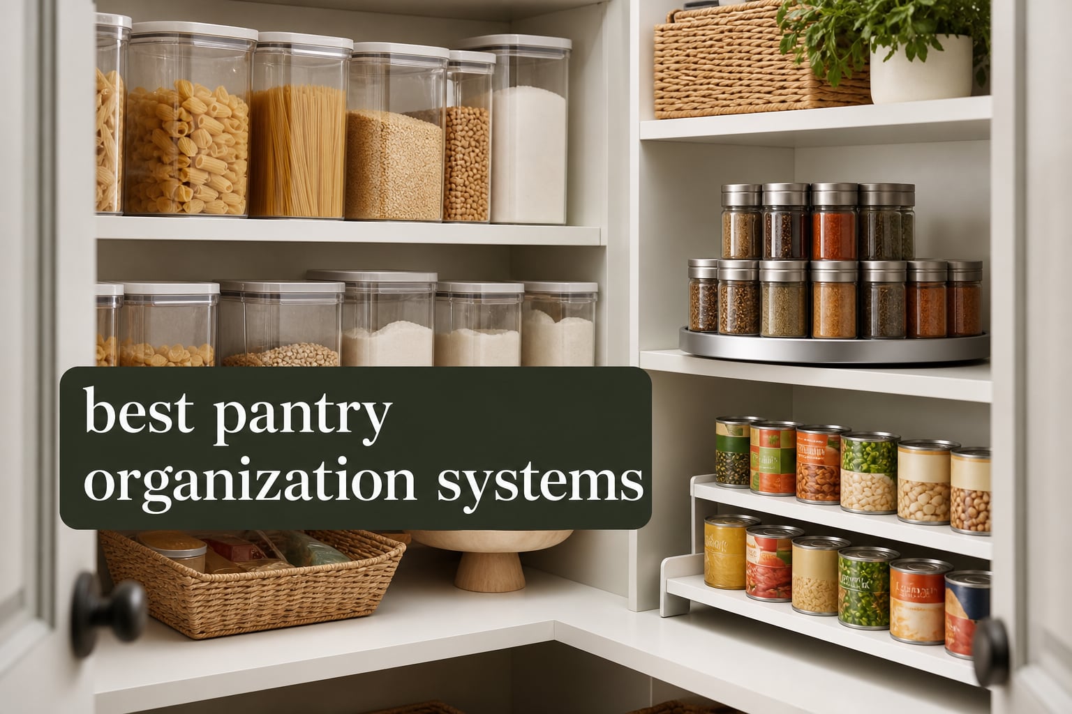 best pantry organization systems