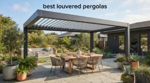 best louvered pergolas