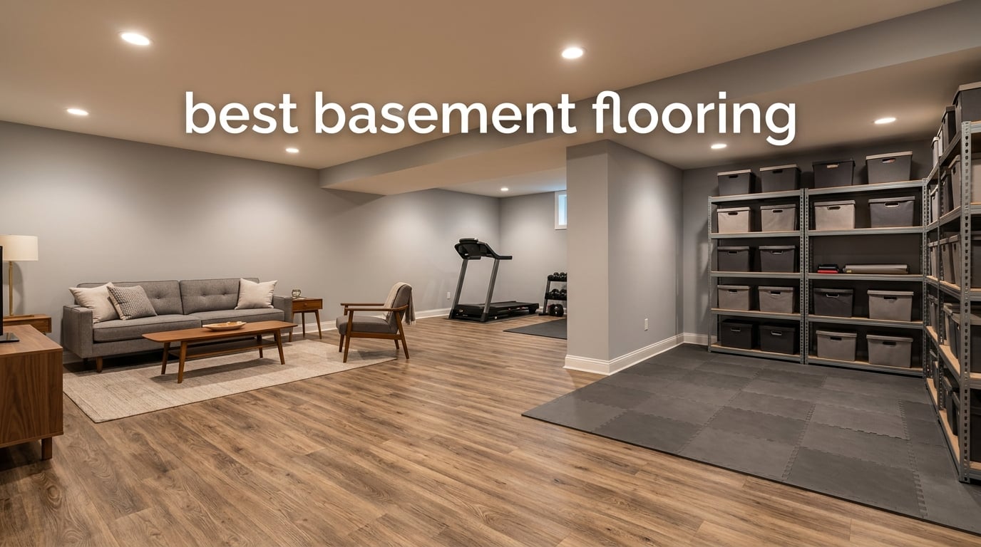 best basement flooring