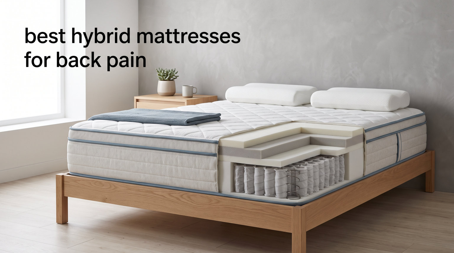 best hybrid mattresses for back pain