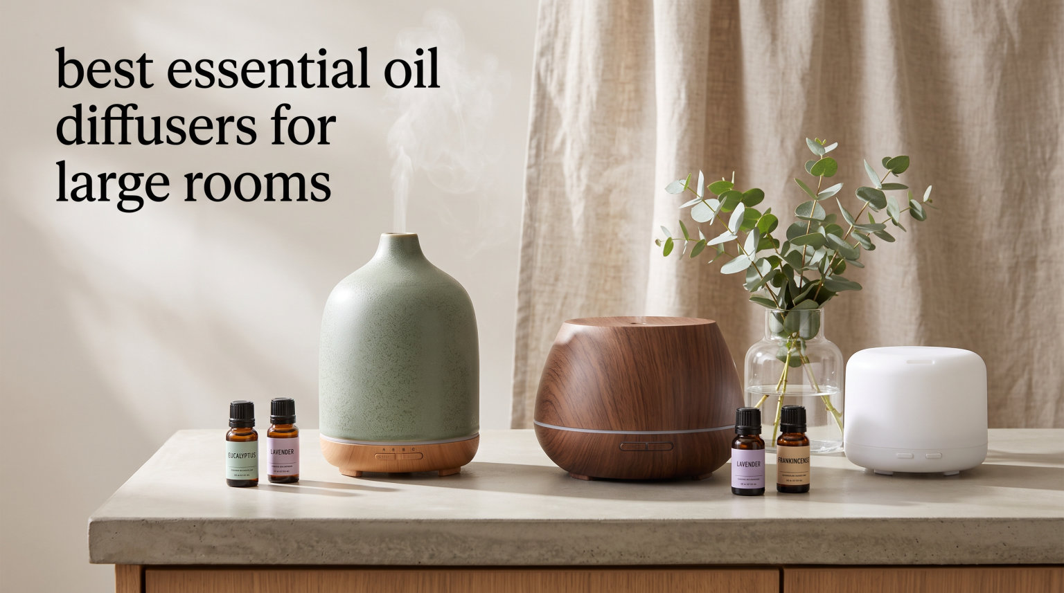 best essential oil diffusers for large rooms