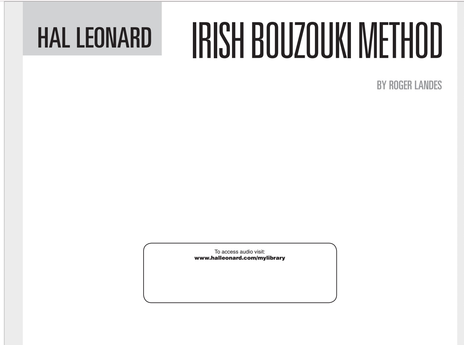 Hal Leonard Irish Bouzouki Method | Instruction Sheet Music Guide with Tablature and Online Audio | Learn Irish Accompaniment Techniques Rhythm Styles and Traditional Playing for Folk Music customer photo 1
