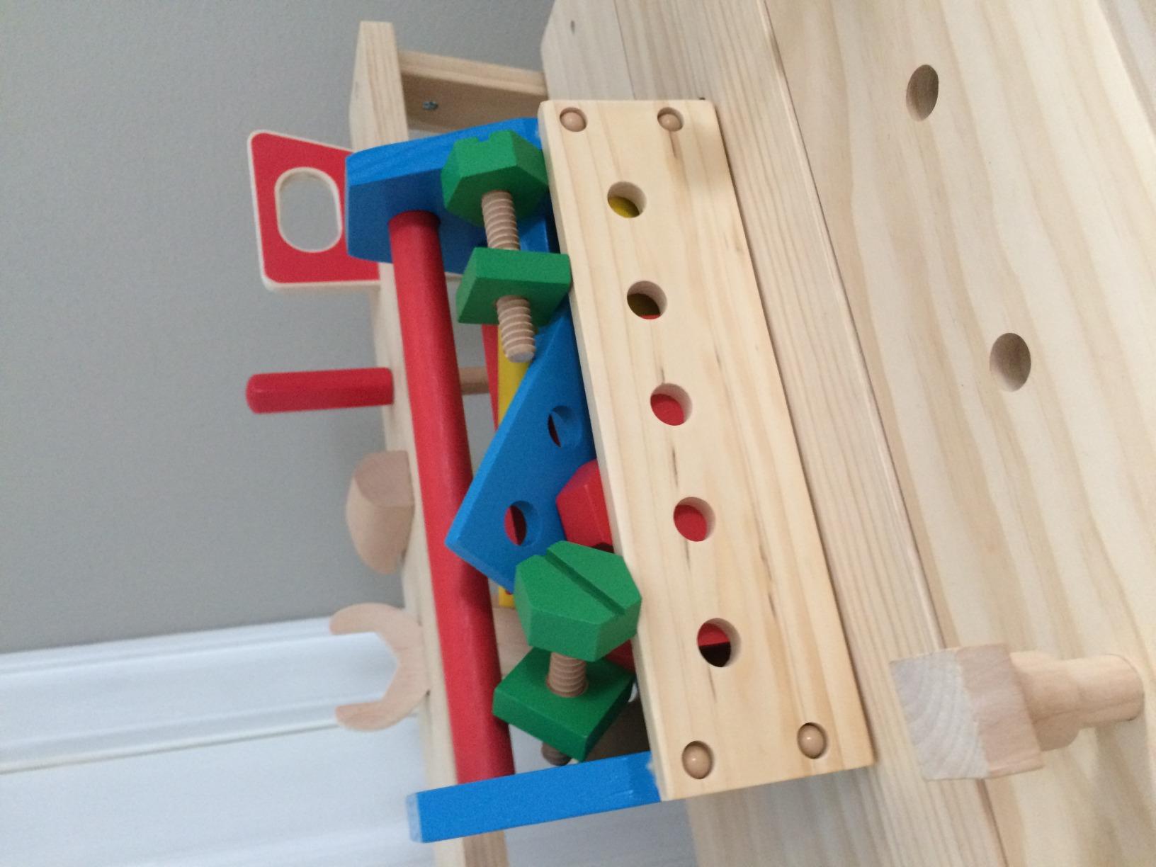 Melissa & Doug Take-Along Tool Kit Wooden Construction Toy (24 pcs) customer photo 2