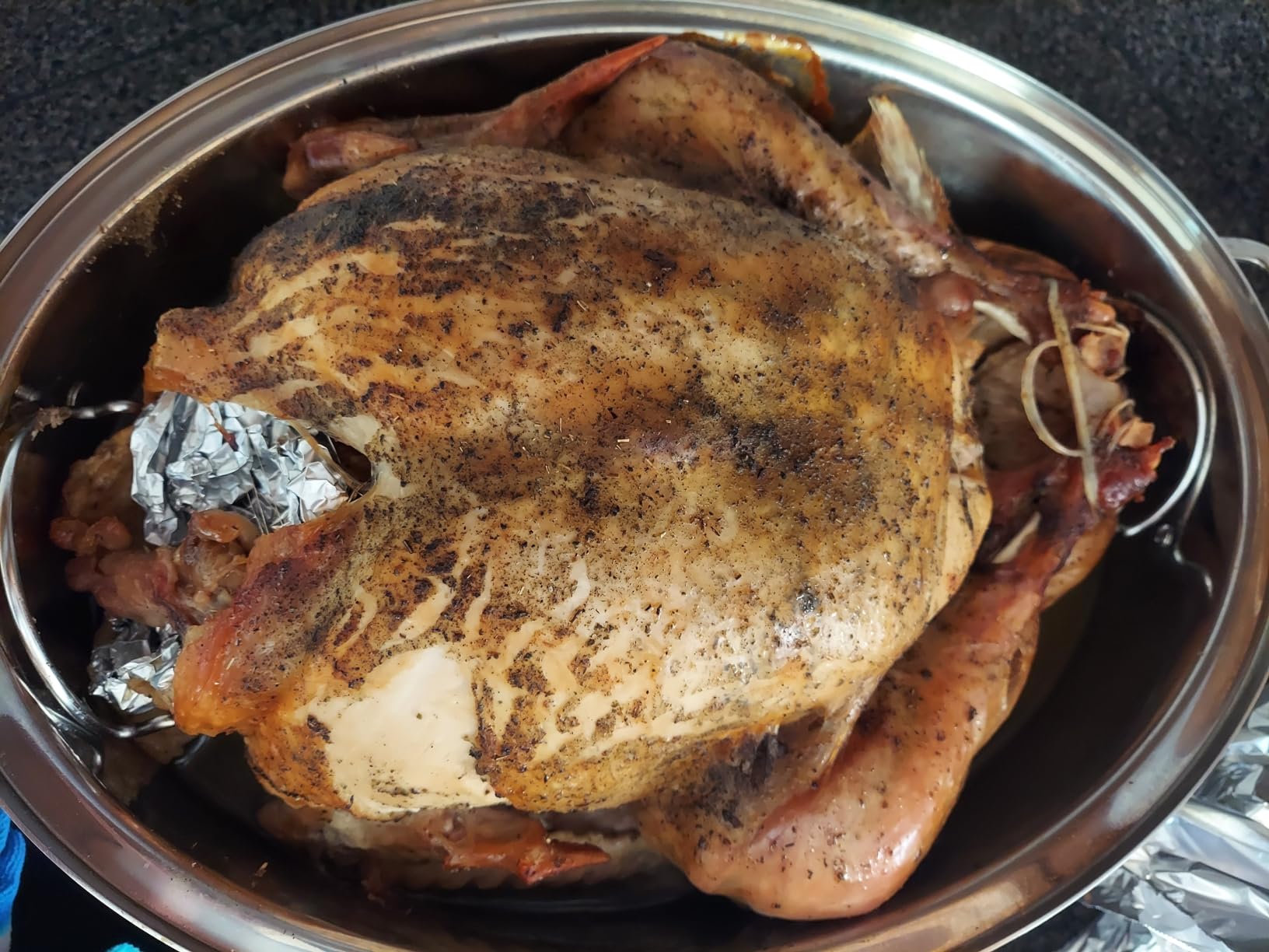 All-Clad Specialty Stainless Steel Roaster and Nonstick Rack 16x13x5 Inch Oven Broiler Safe 600F Roaster Pan customer photo 1