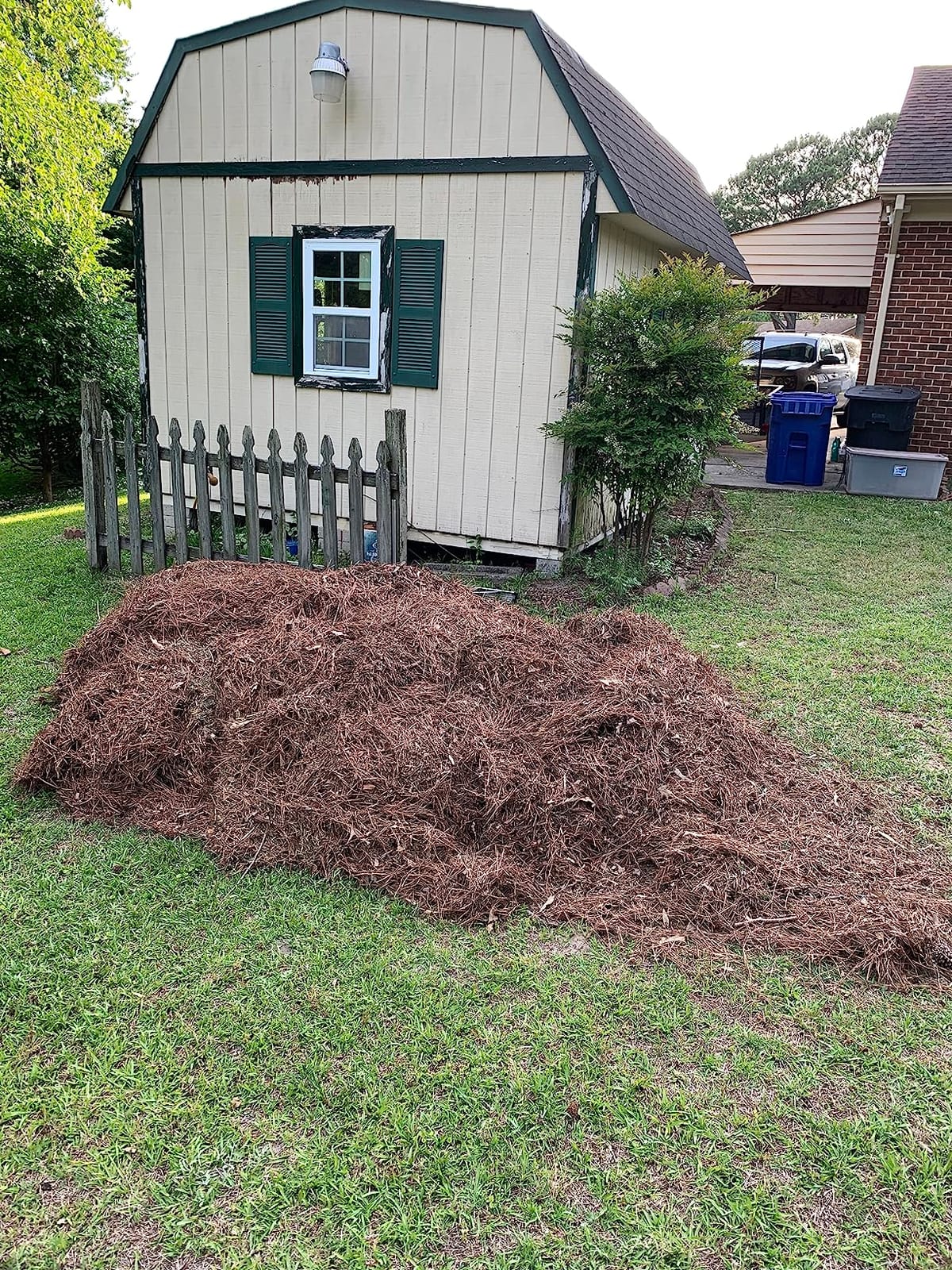Agri-Fab 42 In Tow-Behind Lawn Sweeper with 12 Cu Ft Hopper Bag, Adjustable Brush Height and Easy Dump Rope customer photo 1