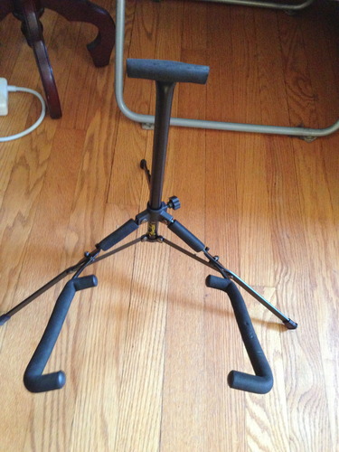 Fender Mini Guitar Stand, Acoustic - Includes acoustic guitar mini stand and 1 year limited warranty for storage, display and protection customer photo 1