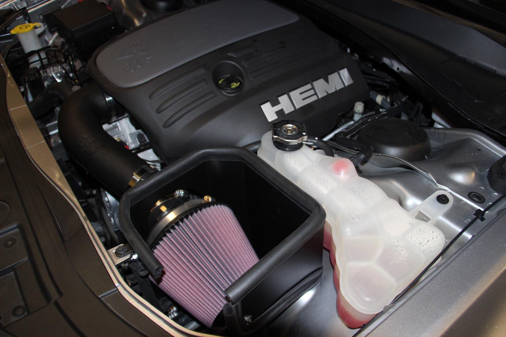 K&N Cold Air Intake System: High-Flow Air Filter, Increase Performance & Acceleration: Compatible with 2011-2023 Chrysler/Dodge 300, 300C, Challenger, Charger, 63-1114 customer photo 2