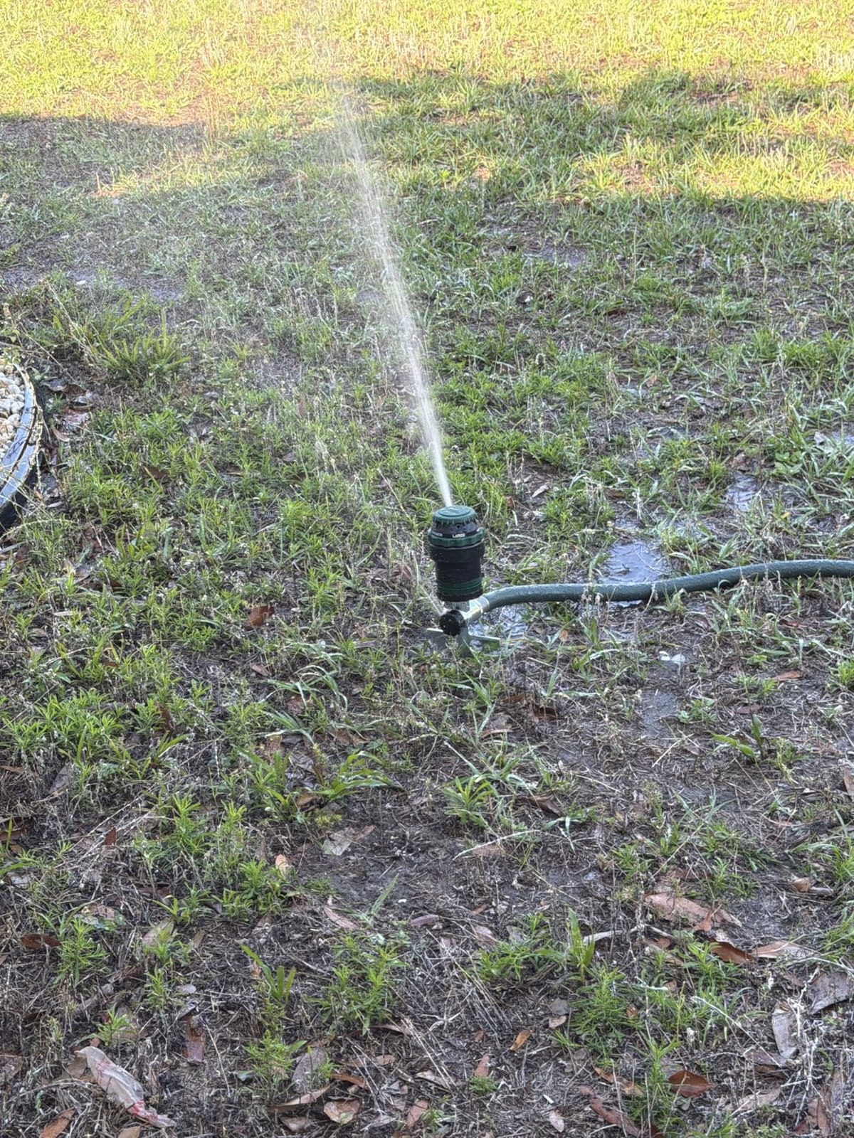 Orbit H2O-Six Gear-Drive Sprinkler on Metal T-Spike - Multi-Pattern Rotating Head with Adjustable Spray Range - 58573 customer photo 1