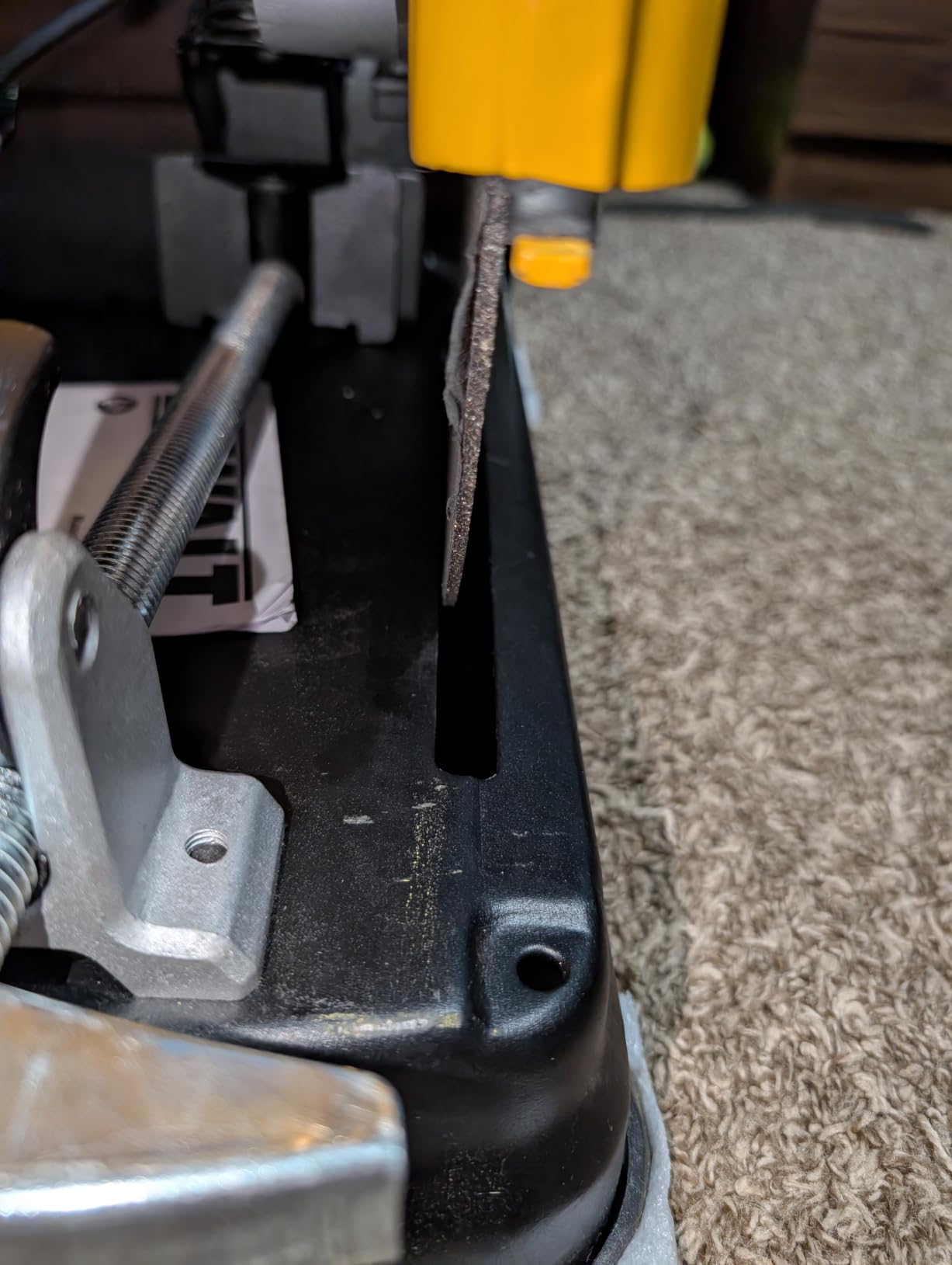 DEWALT Chop Saw, Quick-Change, 14-Inch, Old Model (D28715) customer photo 2