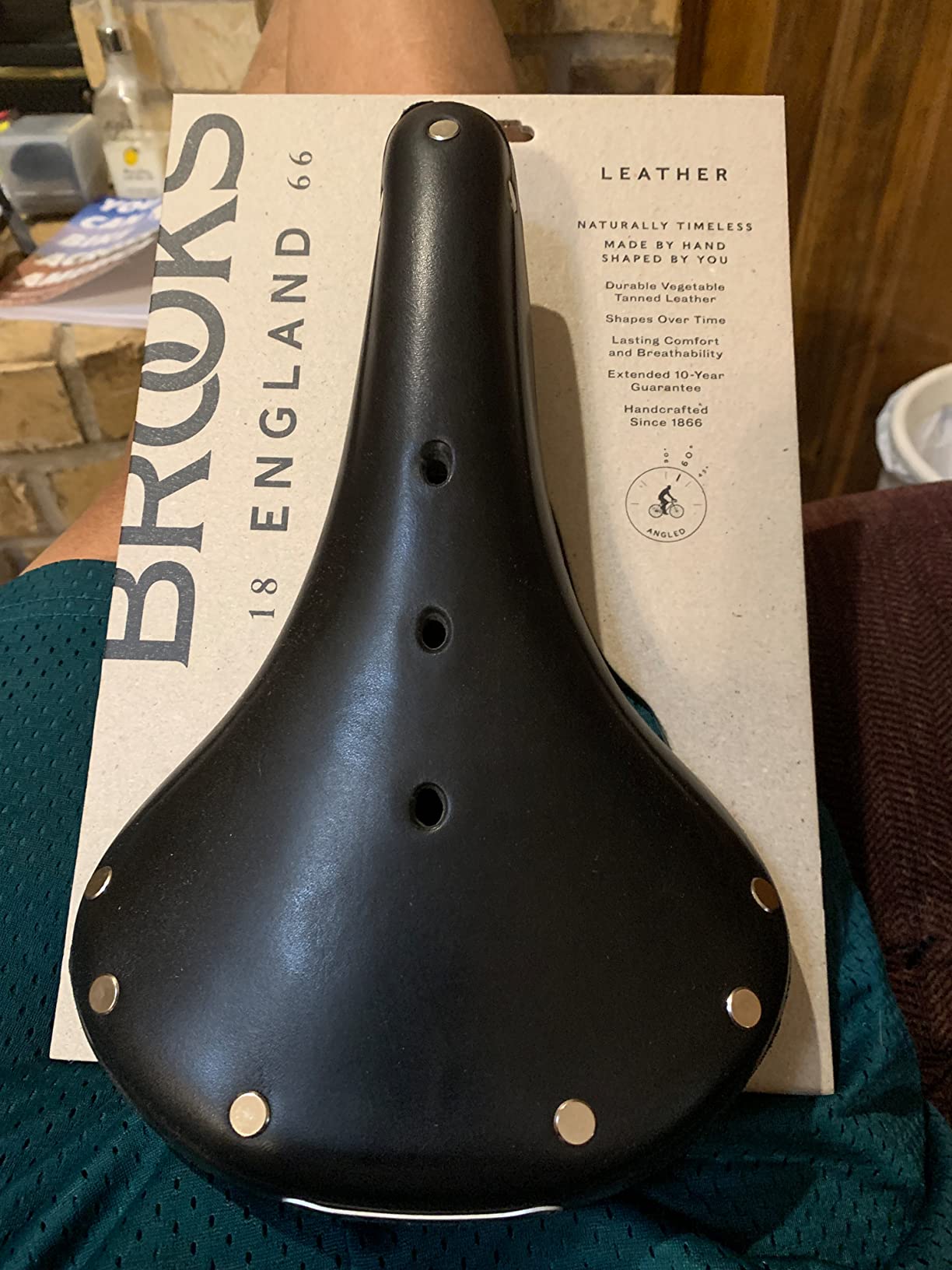 Brooks England B17, Supremely Comfortable Leather Bike Saddle customer photo 2