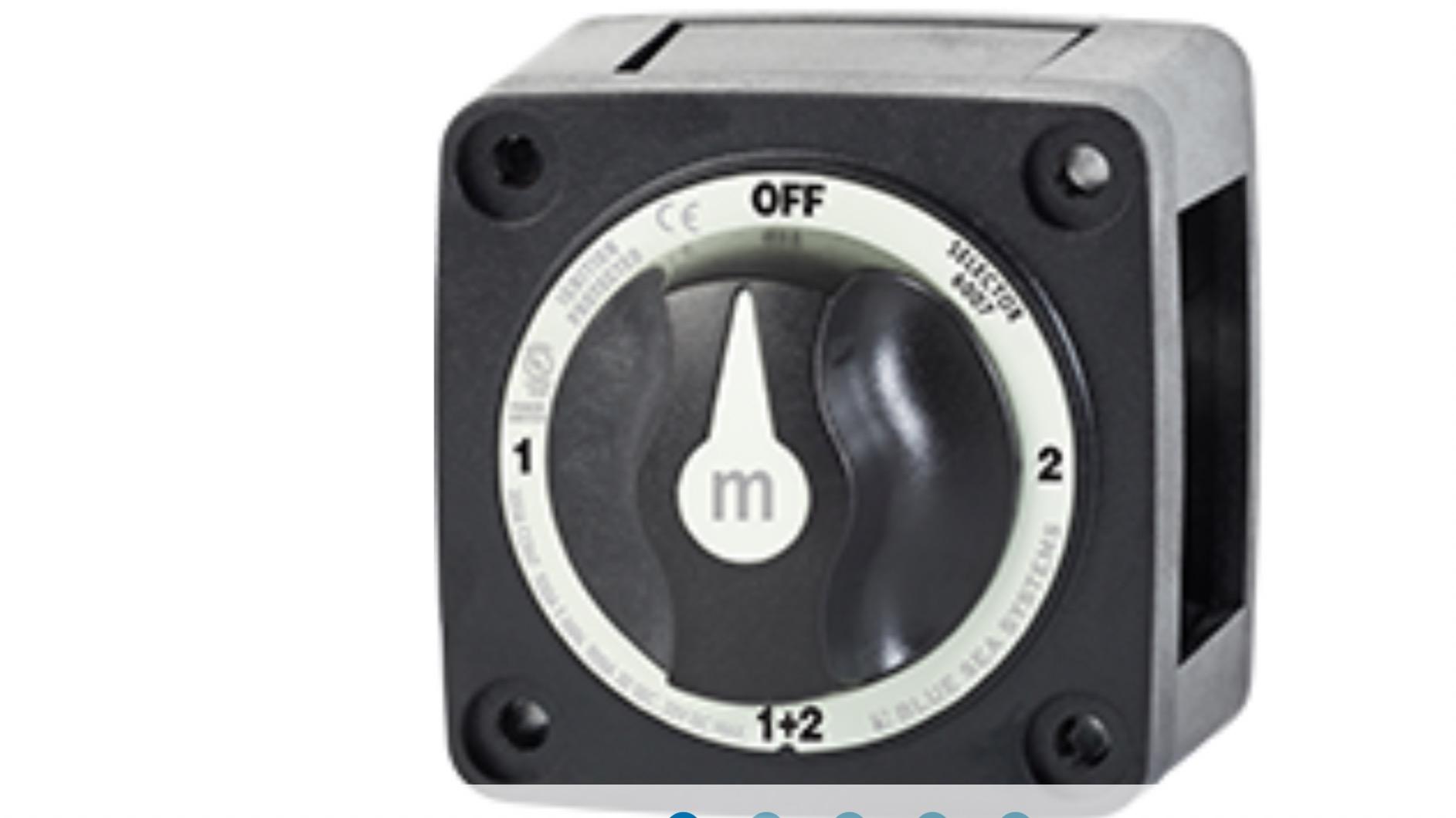 Blue Sea Systems 4-Position Mini Selector Battery Switch, Red, 6007 m-Series customer photo 2