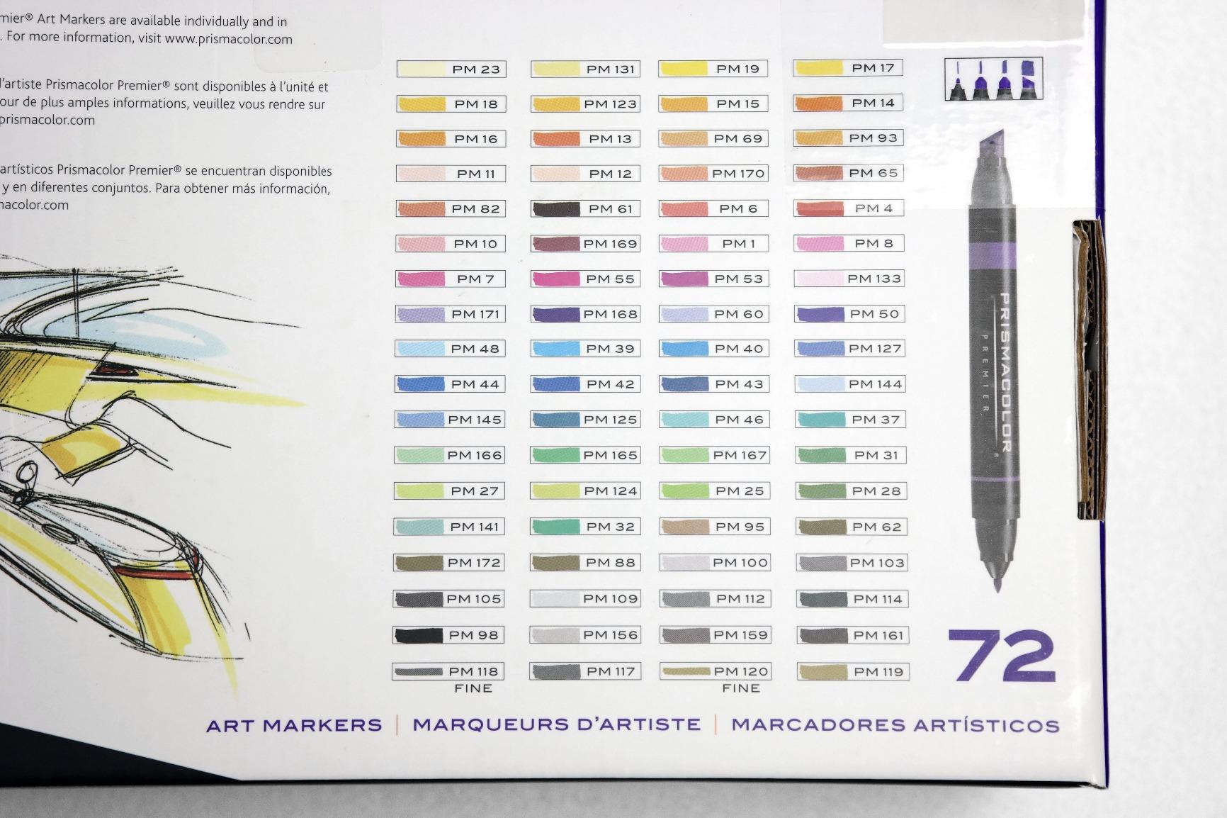 Prismacolor Premier Dual-Ended Art Markers, Alcohol Marker Set, Assorted Colors, 72 Count - Adult Coloring, Drawing, Arts & Crafts, Bible Study Supplies customer photo 2