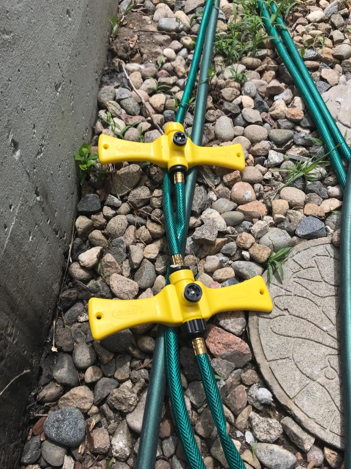 Orbit Port-A-Rain Above-Ground Sprinkler System, Green - 58092 customer photo 1