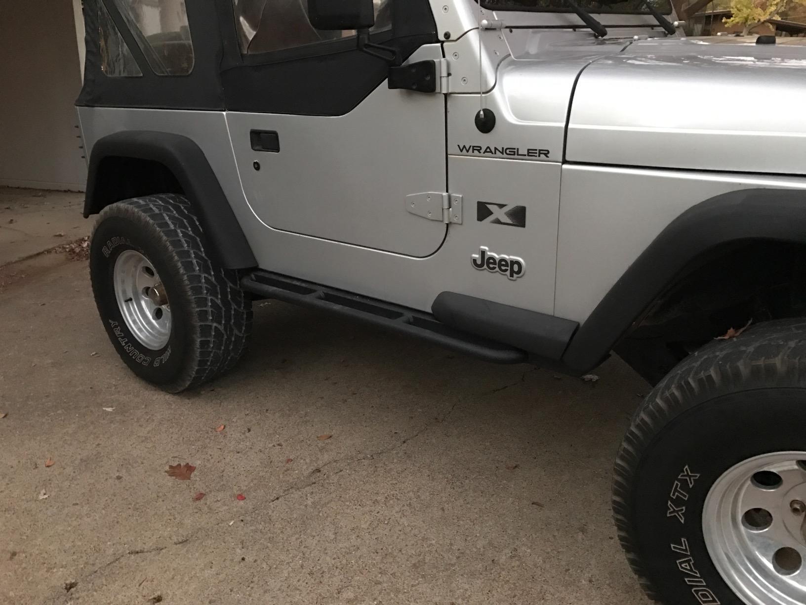 Body Armor 4x4 TJ-4121 Black - Steel RockCrawler Side Guards for Jeep TJ (Pair) customer photo 2