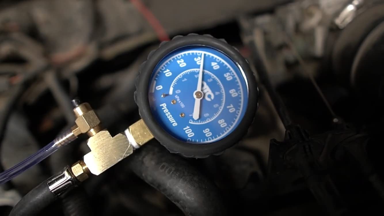 OTC 5630 Fuel Pressure Test Kit - Quickly and Easily Locate Malfunctioning Fuel System Components, including Filters, Pressure Regulators, Lines, and Pumps without Removal from the Vehicle customer photo 2