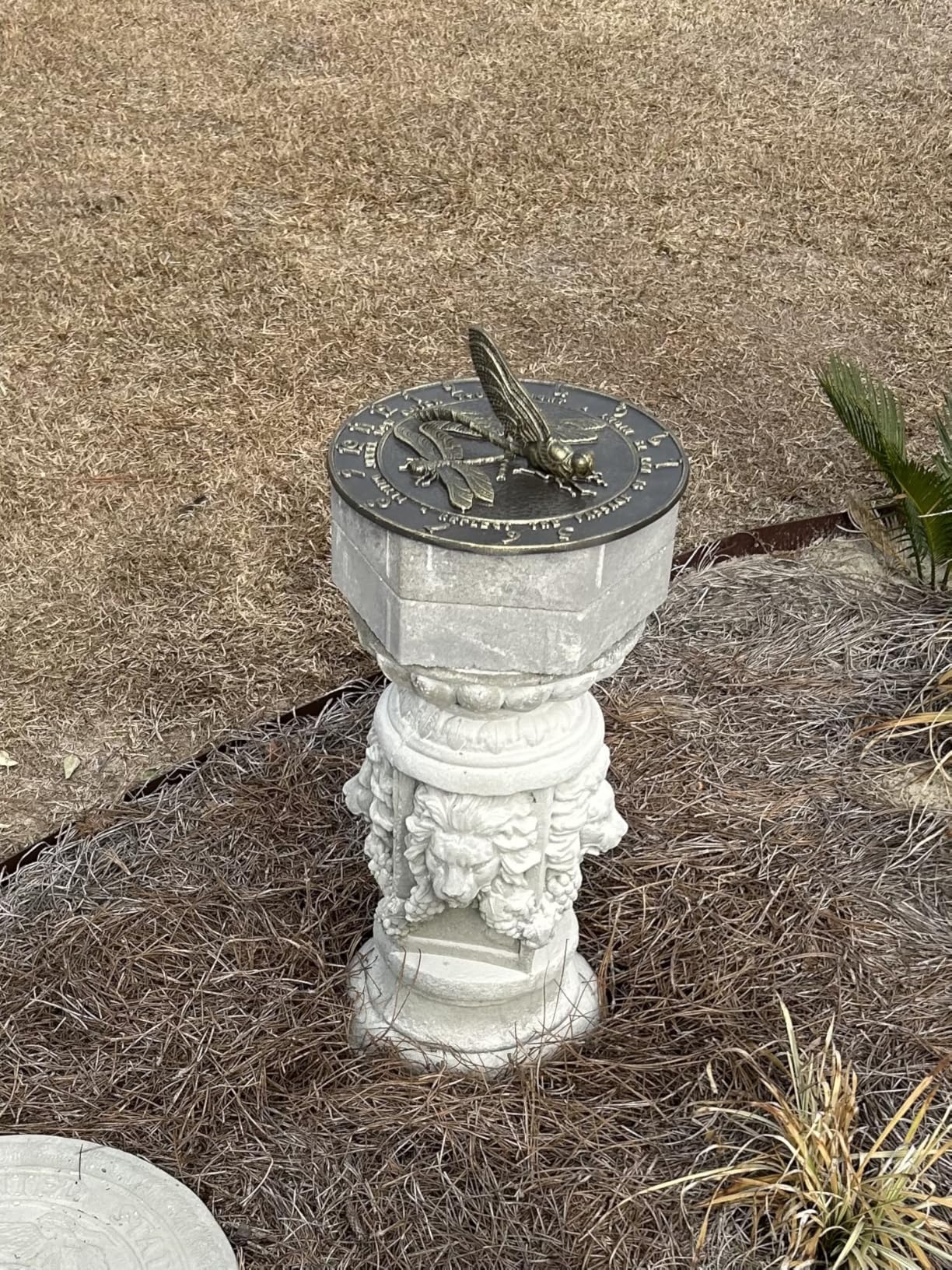 Whitehall Products Dragonfly Sundial, 12