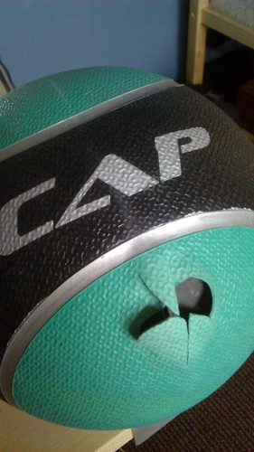 CAP Barbell Rubber Medicine Ball Set with Rack customer photo 2